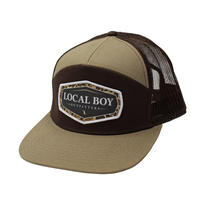 Vintage Emblem 7 Panel Hat