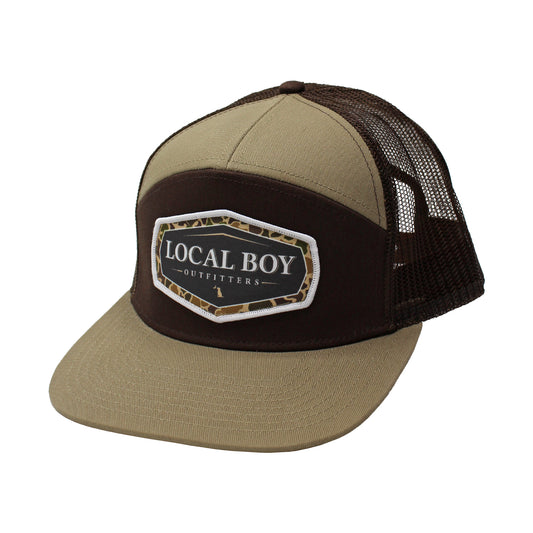 Vintage Emblem 7 Panel Hat