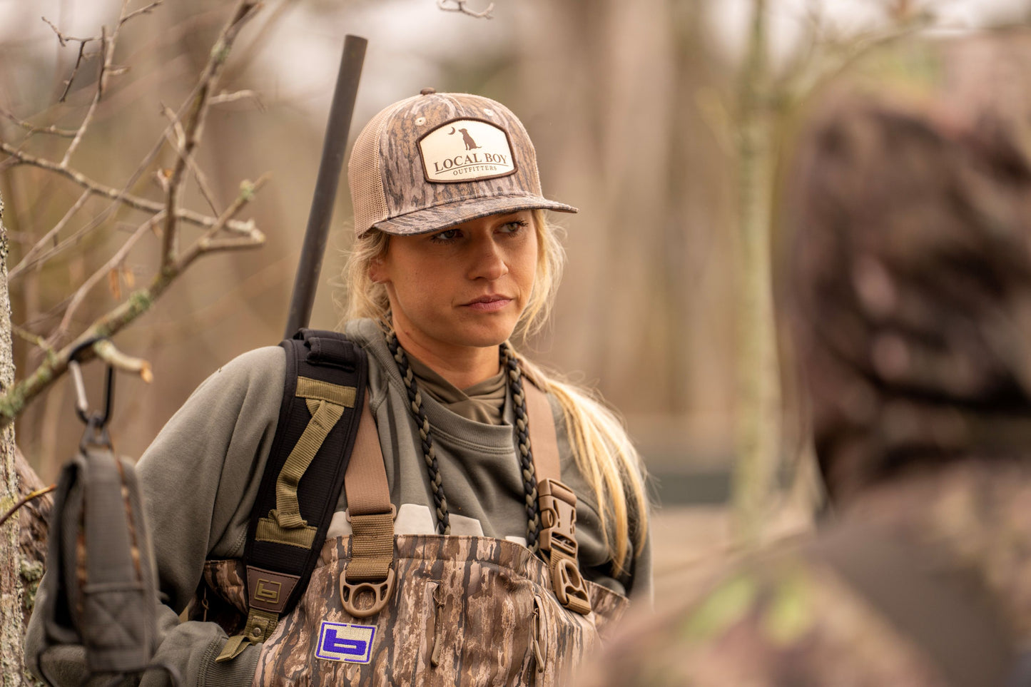 Pocket Badge Trucker Hat - Bottomland