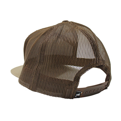 Butcher Patch 7 Panel Hat - Light Brown/Brown