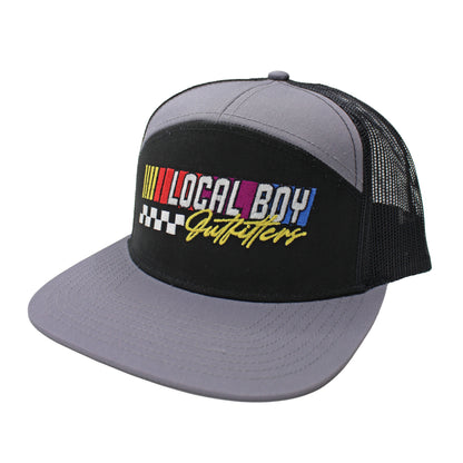 Hot Wheels 7 Panel Hat - Charcoal/Ash