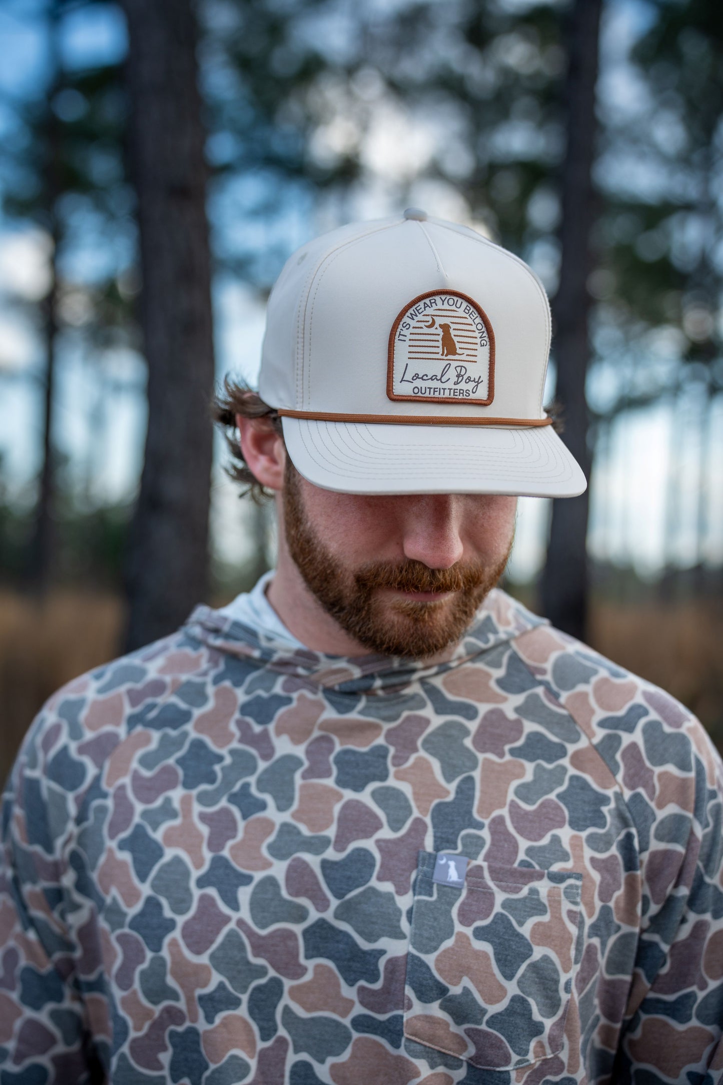 Horizon Arch High Crown Rope Hat - Light Khaki