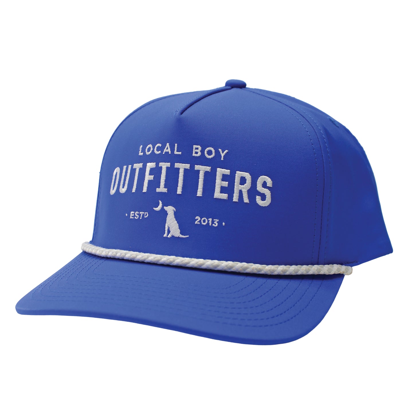 Collegiate High Crown Rope Hat - Blue