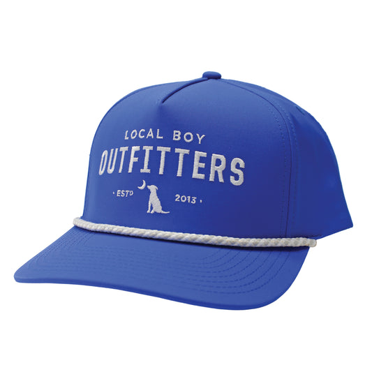 Collegiate High Crown Rope Hat - Blue