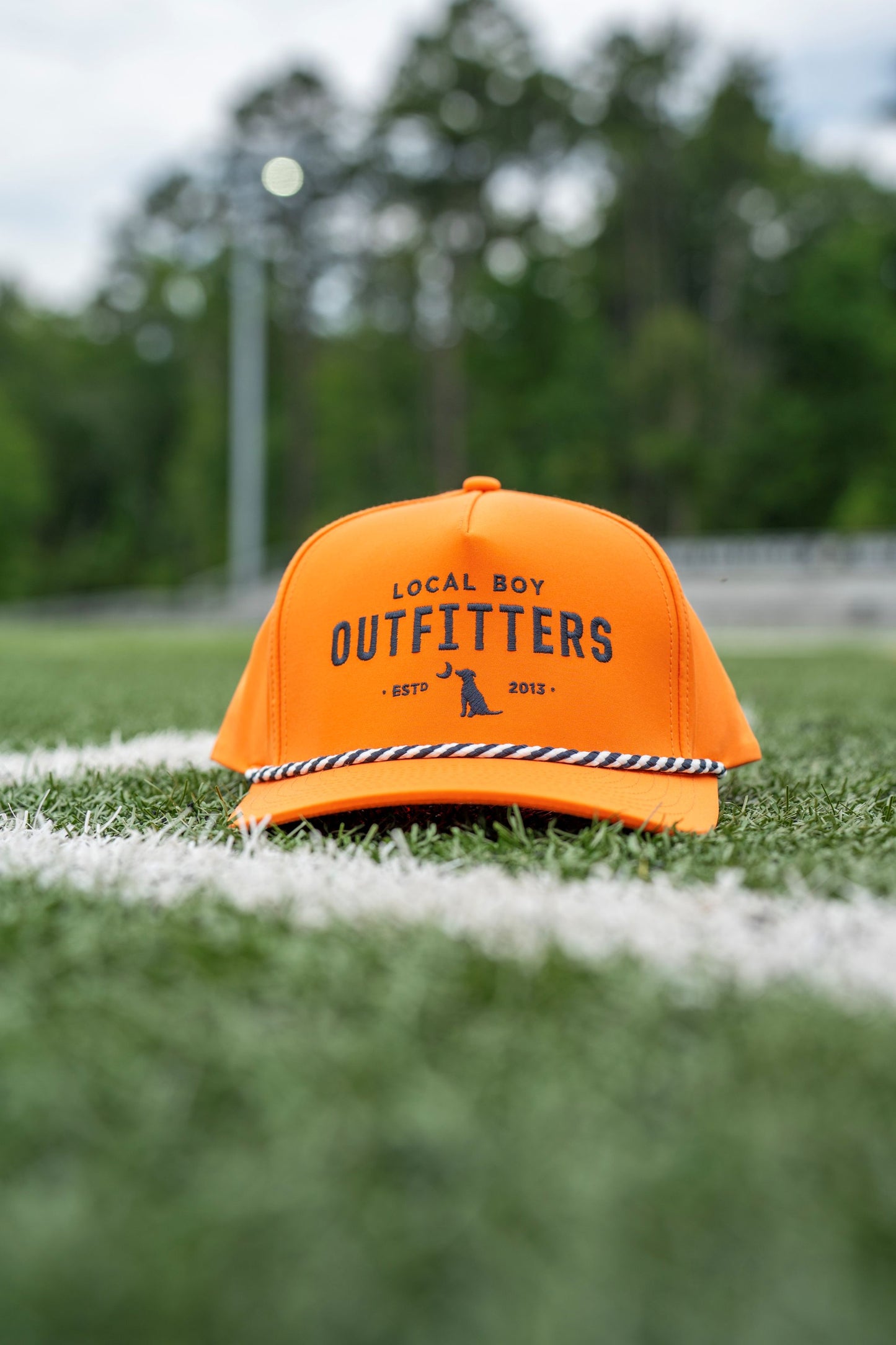 Collegiate High Crown Rope Hat - Burnt Orange