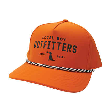 Collegiate High Crown Rope Hat - Burnt Orange
