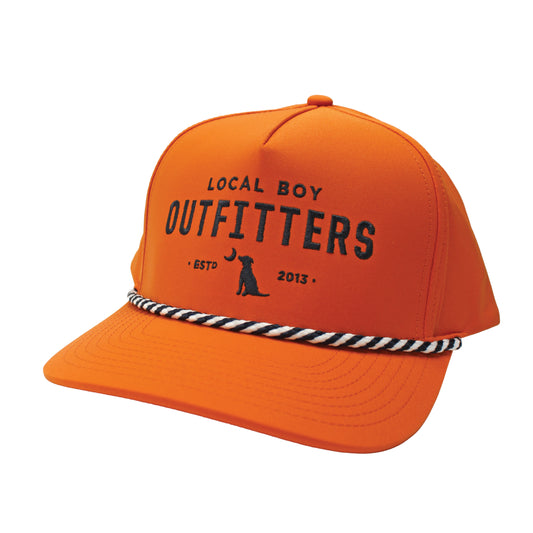 Collegiate High Crown Rope Hat - Burnt Orange