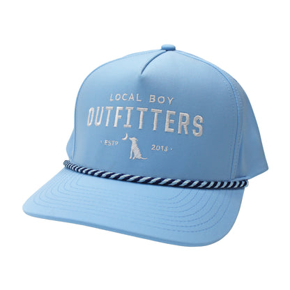 Collegiate High Crown Rope Hat - Carolina Blue