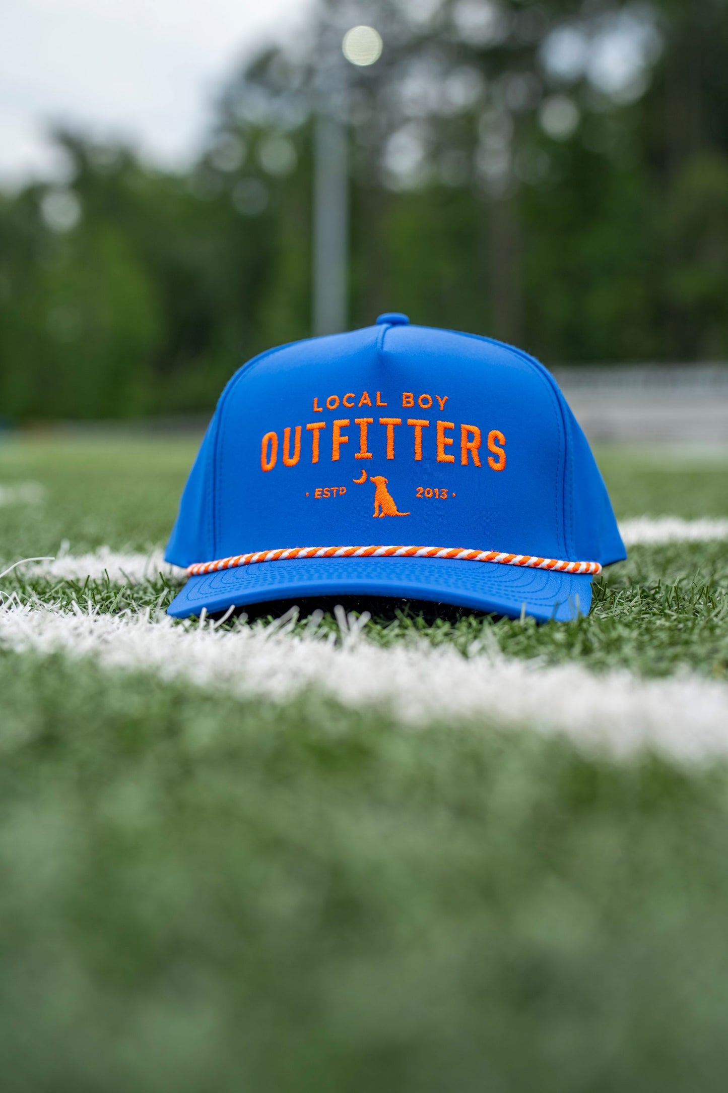 Collegiate High Crown Rope Hat - Core Blue