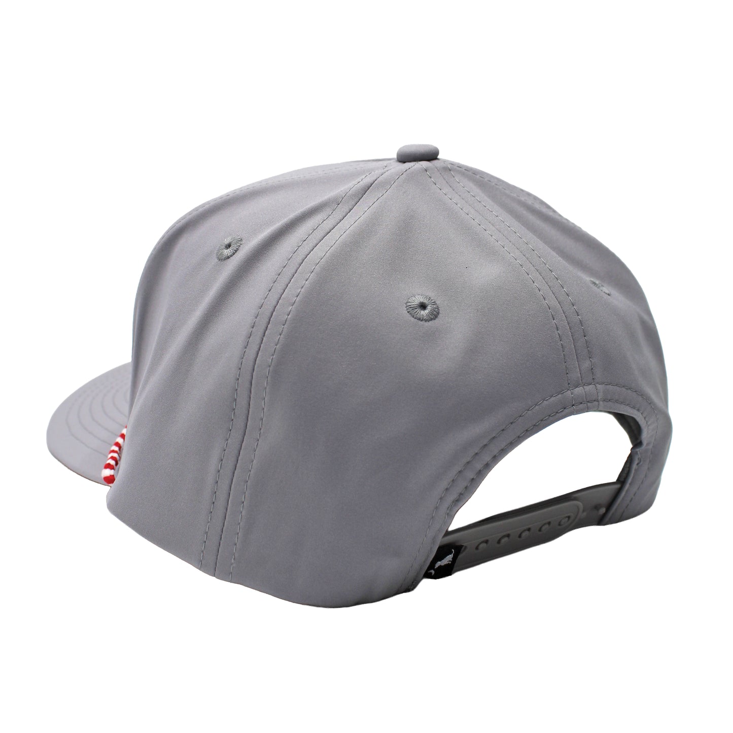 Collegiate High Crown Rope Hat - Gray