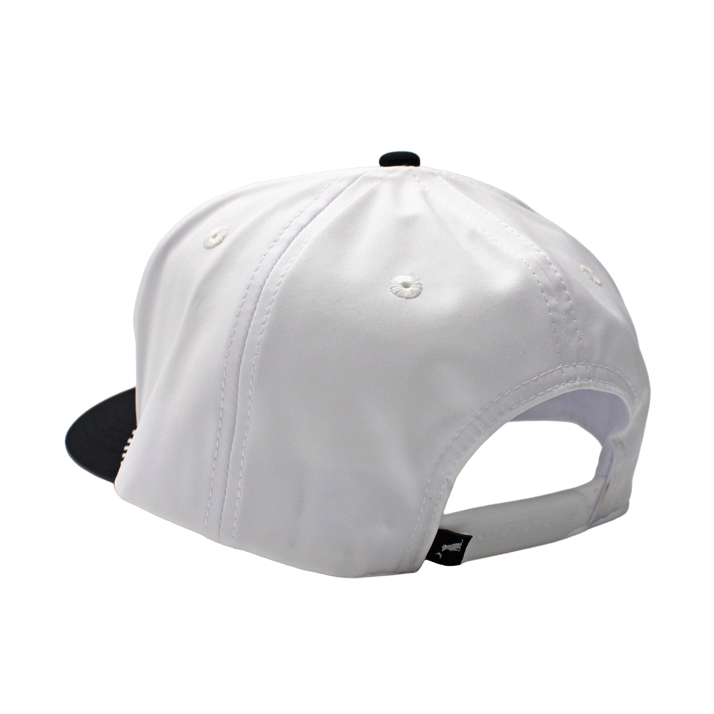 Collegiate High Crown Rope Hat - White/Black
