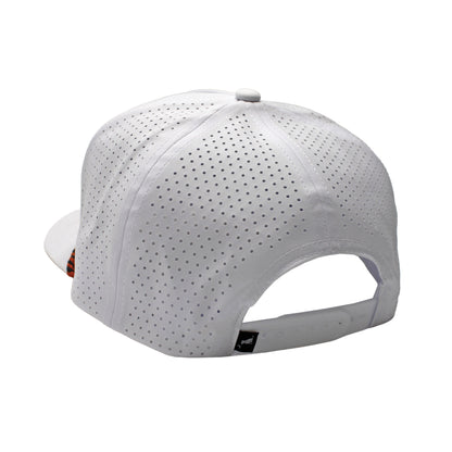 Collegiate Patch Perforated Rope Hat - Burnt Orange/Charcoal