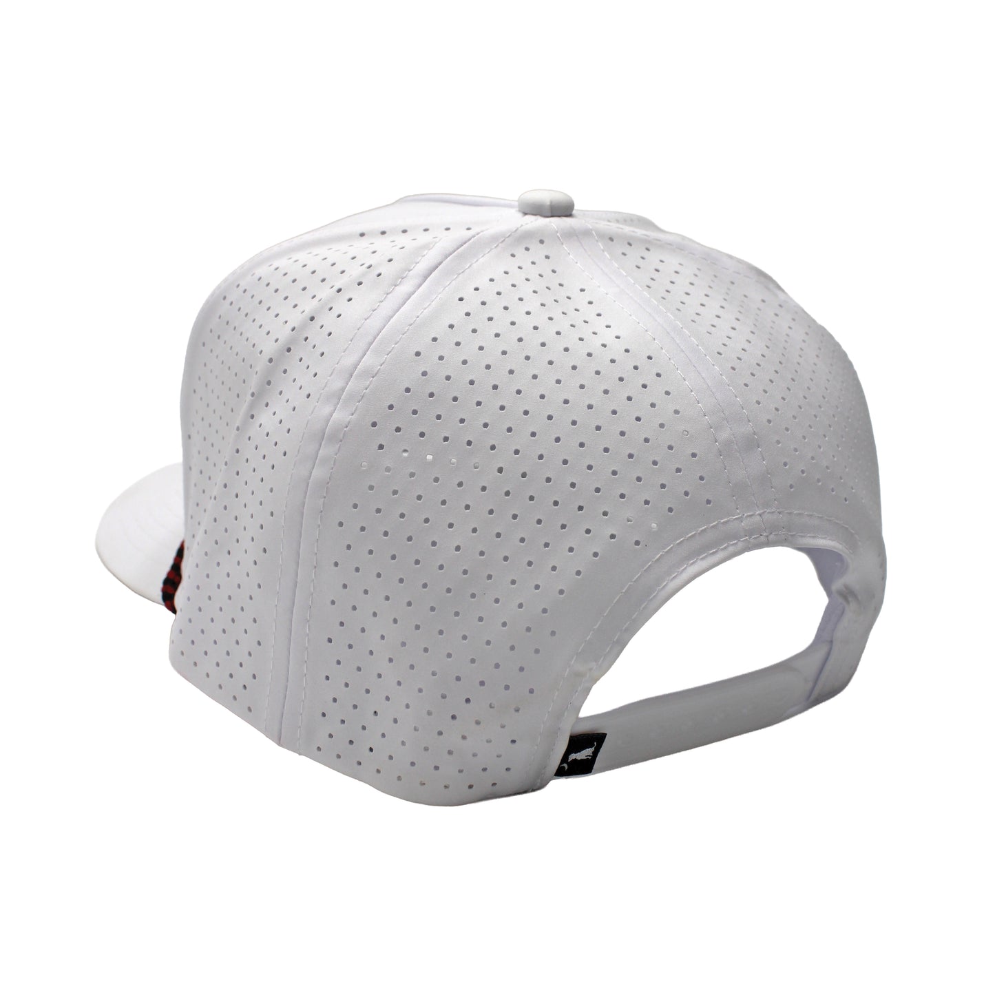 Collegiate Patch Perforated Rope Hat - Garnet/Black