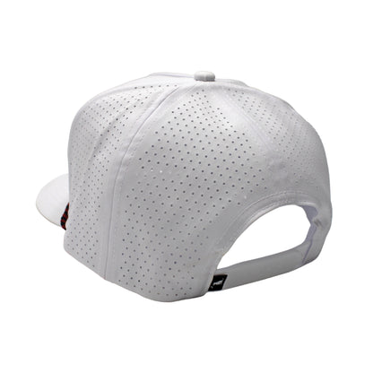 Collegiate Patch Perforated Rope Hat - Garnet/Black