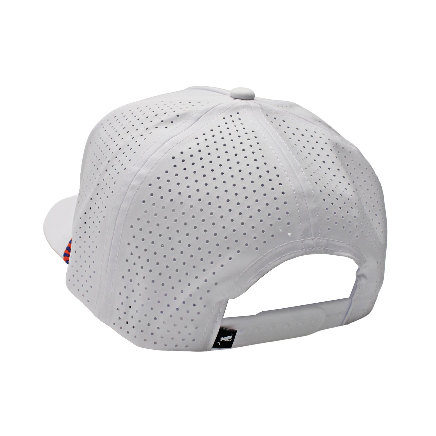 Collegiate Patch Perforated Rope Hat - Orange/Core Blue