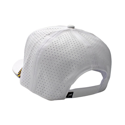 Collegiate Patch Perforated Rope Hat - Yellow/Purple