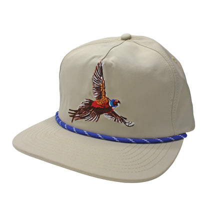 Bright Pheasant Low Profile Rope Hat - Light Khaki