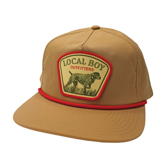Youth GSP Badge Low Profile Rope Hat - Tan
