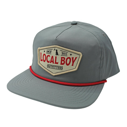 Standard Badge Low Profile Rope Hat - Warm Gray