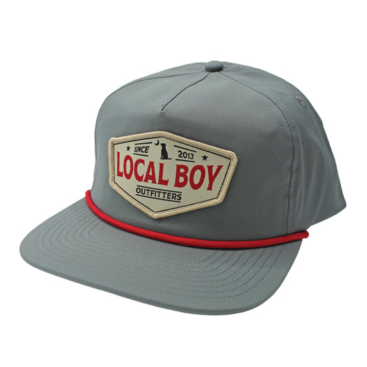 Standard Badge Low Profile Rope Hat - Warm Gray