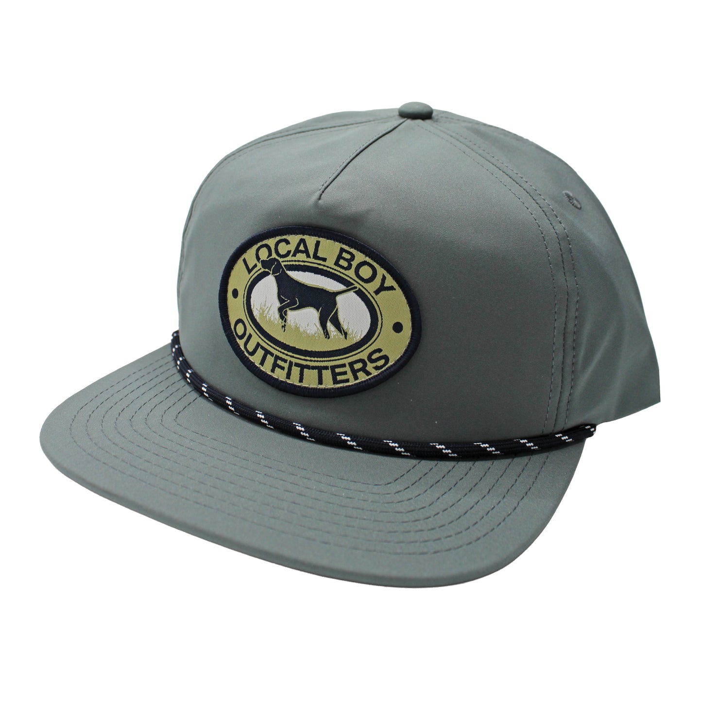Pointer Patch Low Profile Rope Hat - Warm Gray
