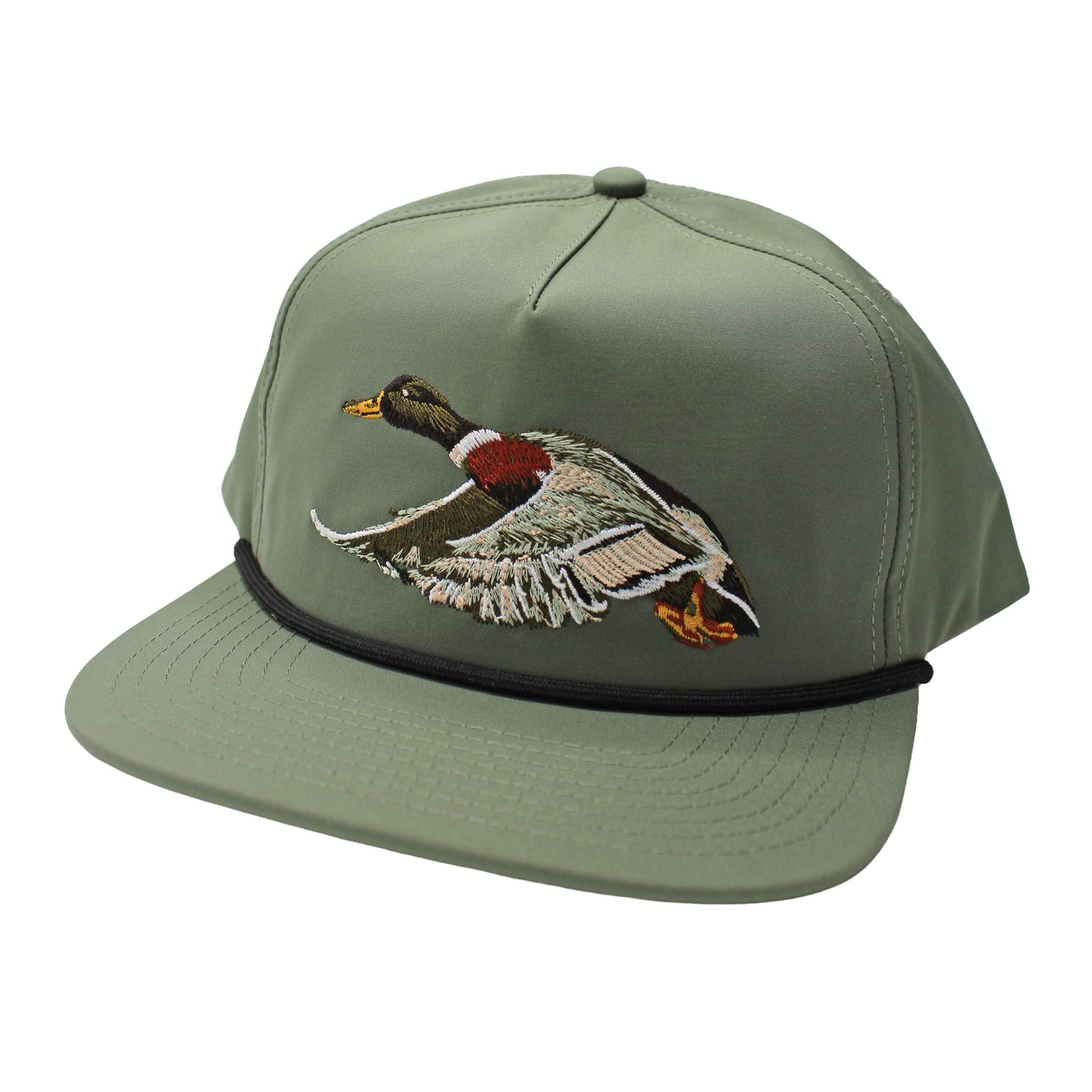 Flying Fowl Low Profile Rope Hat - Sage