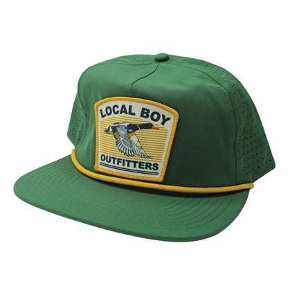 Horizon Flight Patch Low Profile Perforated Rope Hat - Forest