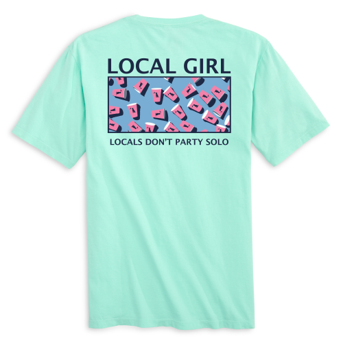 Local Girl Flying Solo T-Shirt - Island Reef