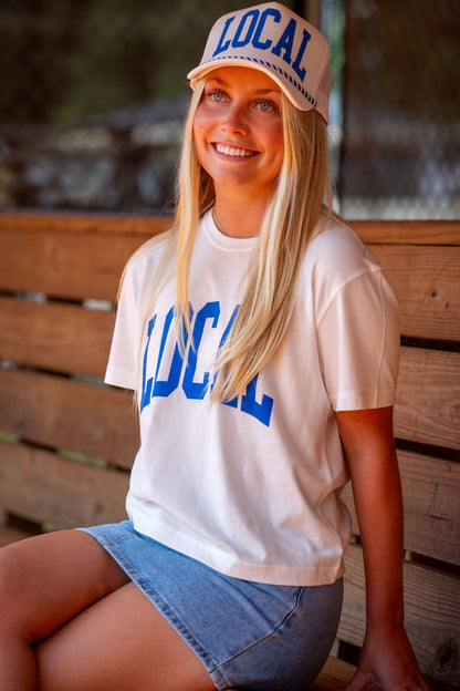 Local Girl Classic Collegiate Local T-Shirt - Blue