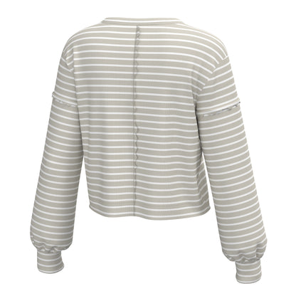 Local Girl Revive Crew - Light Sand/White