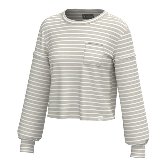 Local Girl Revive Crew - Light Sand/White