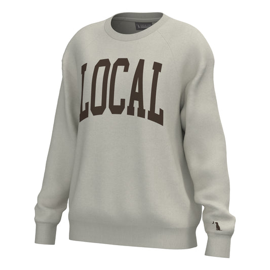 Local Girl Crescent Crew - Light Sand