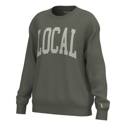 Local Girl Crescent Crew - Olive