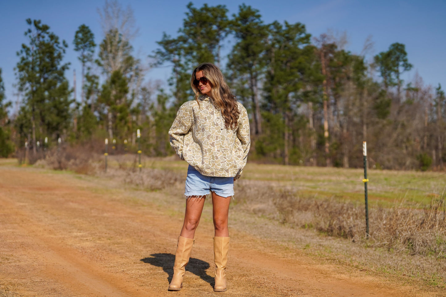 Local Girl Hilltop Hoodie - Forest Camo Desert