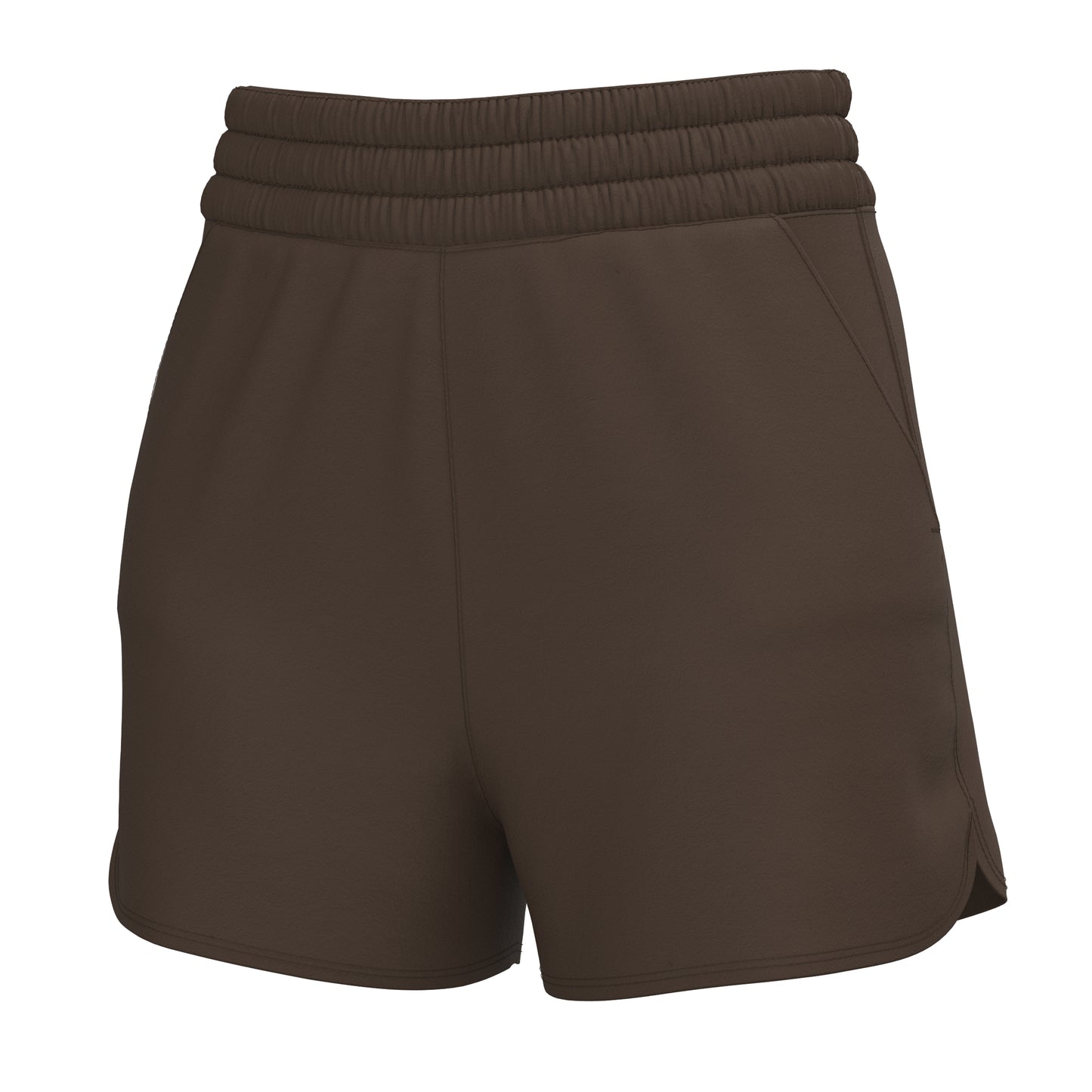 Local Girl High-Waisted Volley Shorts - Espresso