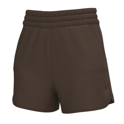Local Girl High-Waisted Volley Shorts - Espresso
