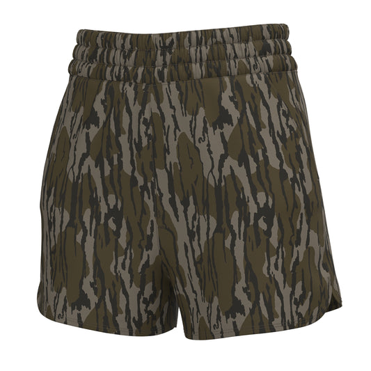 Local Girl High-Waisted Volley Shorts - Mossy Oak Original Bottomland