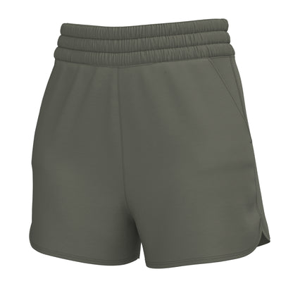 Local Girl High-Waisted Volley Shorts - Olive