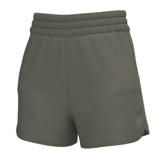 Local Girl High-Waisted Volley Shorts - Olive