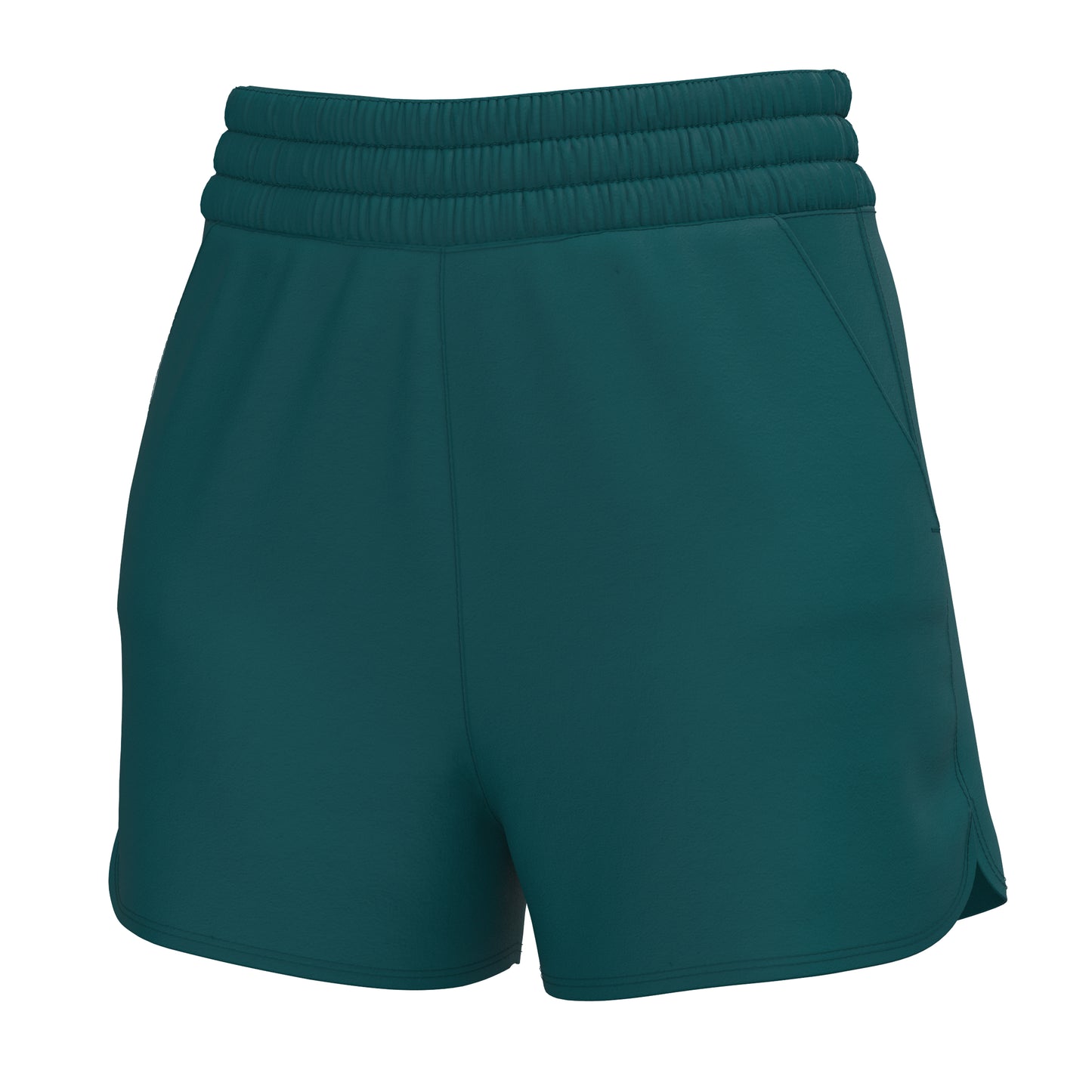 Local Girl High-Waisted Volley Shorts - Teal
