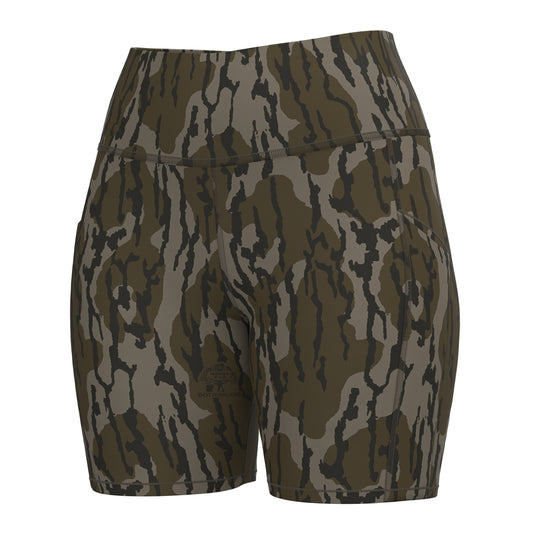 Local Girl Biker Shorts - Mossy Oak Original Bottomland