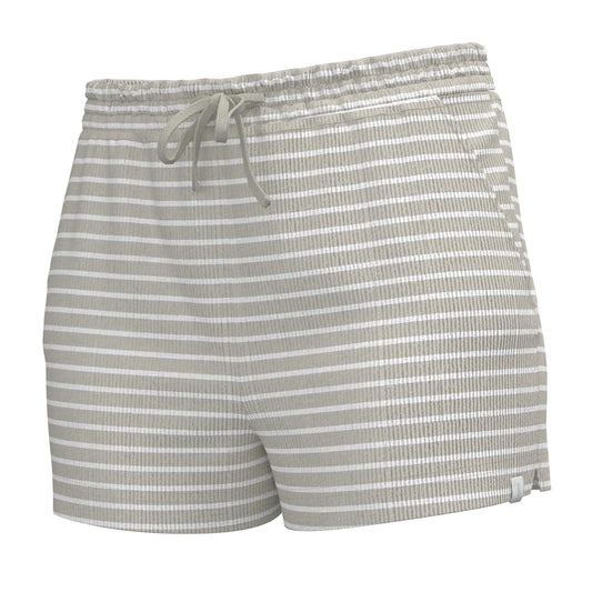 Local Girl Revive Shorts - Light Sand/White