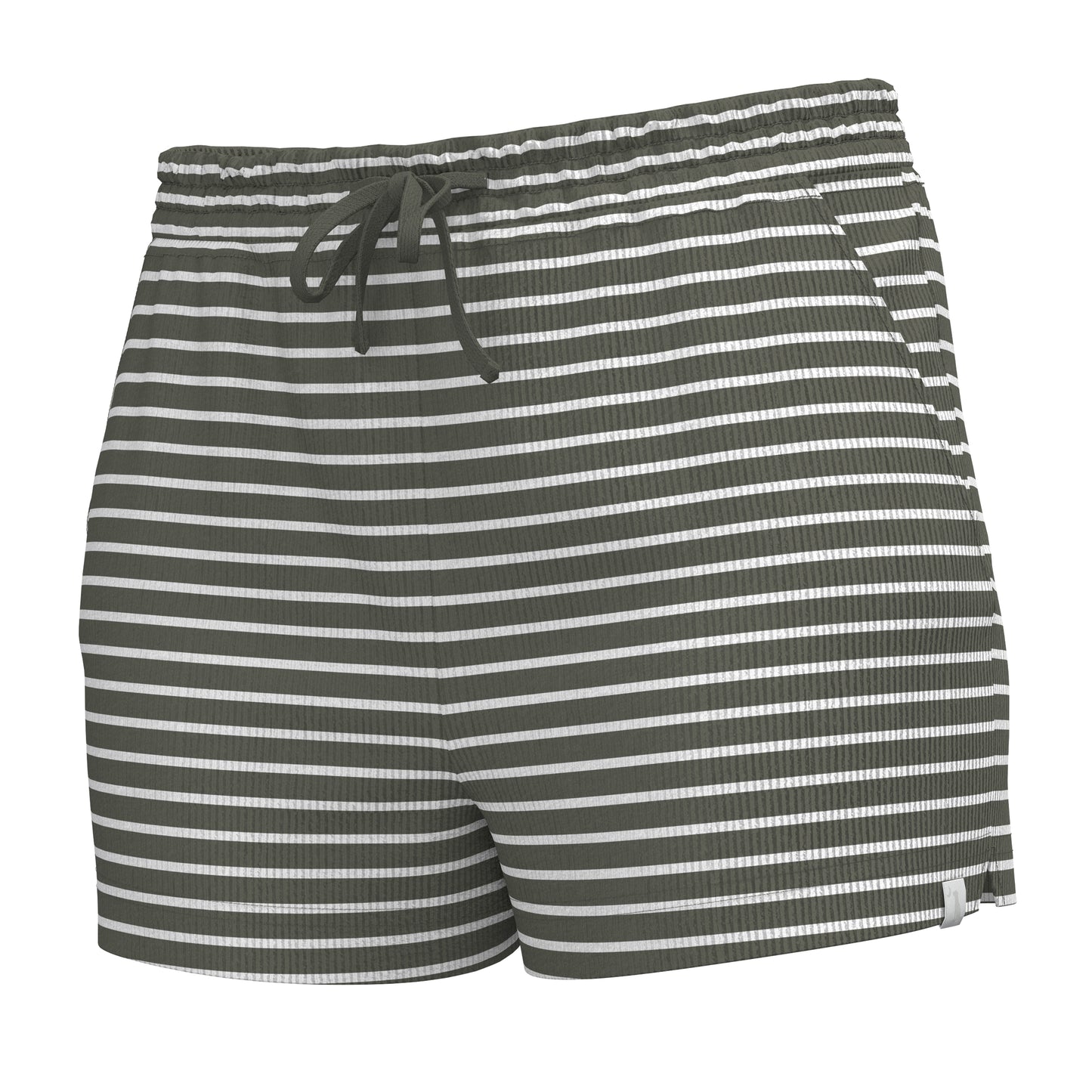 Local Girl Revive Shorts - Olive Stripe