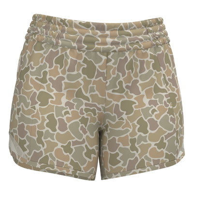 Local Girl Vista Shorts - Forest Camo Desert
