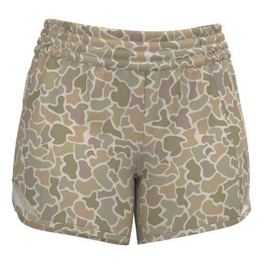 Local Girl Youth Vista Shorts - Forest Camo Desert