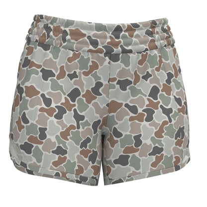 Local Girl Youth Vista Shorts - Forest Camo Flora