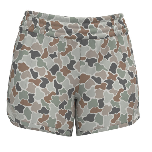 Local Girl Youth Vista Shorts - Forest Camo Flora