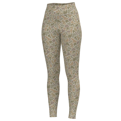 Youth Local Girl Leggings - Forest Camo Desert