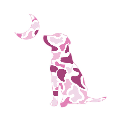 LG Dog & Moon Decal