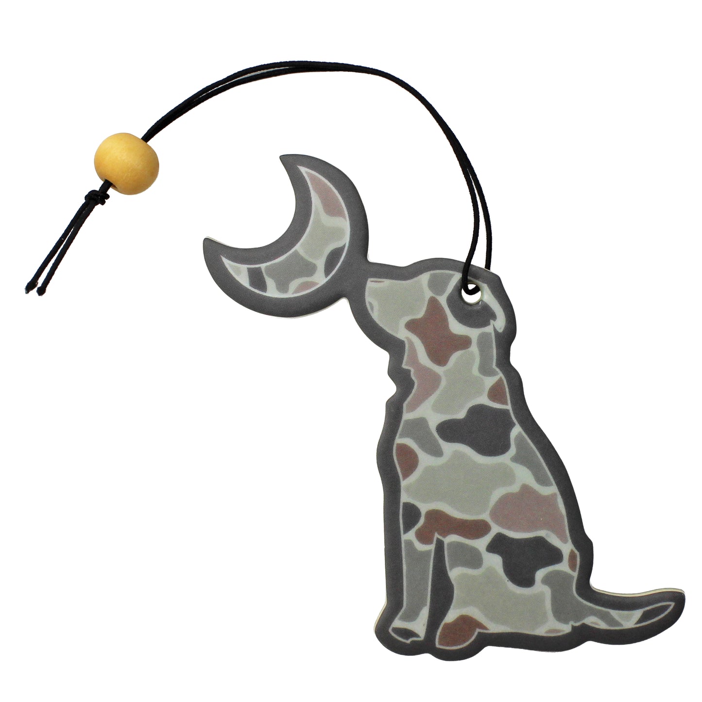 Local Girl Dog & Moon Air Freshener - Forest Camo Flora